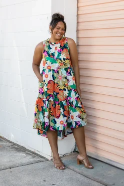 Proud Poppy Clothing Sammy Dress in Tropicana Sale