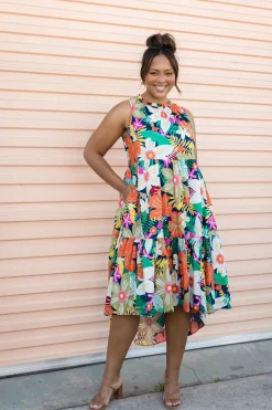 Proud Poppy Clothing Sammy Dress in Tropicana Sale