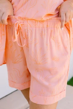 Proud Poppy Clothing Shelley Shorts in Orange Sahara OrangeSahara New