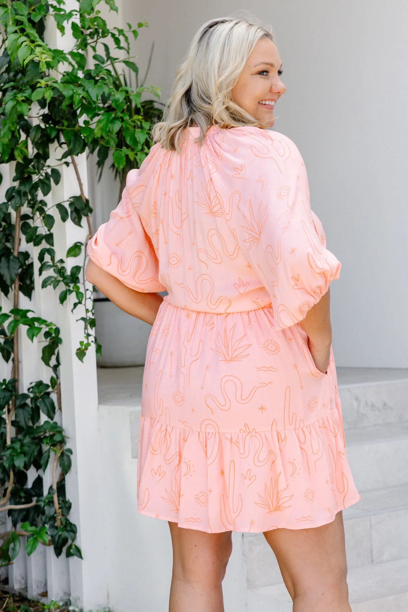Proud Poppy Clothing Sienna Dress in Orange Sahara OrangeSahara New