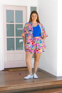 Proud Poppy Clothing Tammin Shirt in Aussie Lilac by Kasey Rainbow New