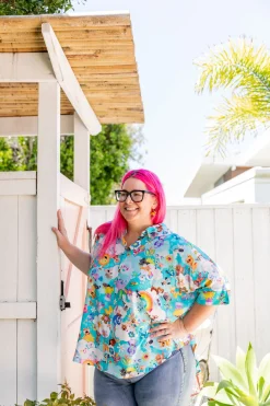 Proud Poppy Clothing Tammin Shirt in Kutopia by Kasey Rainbow Online