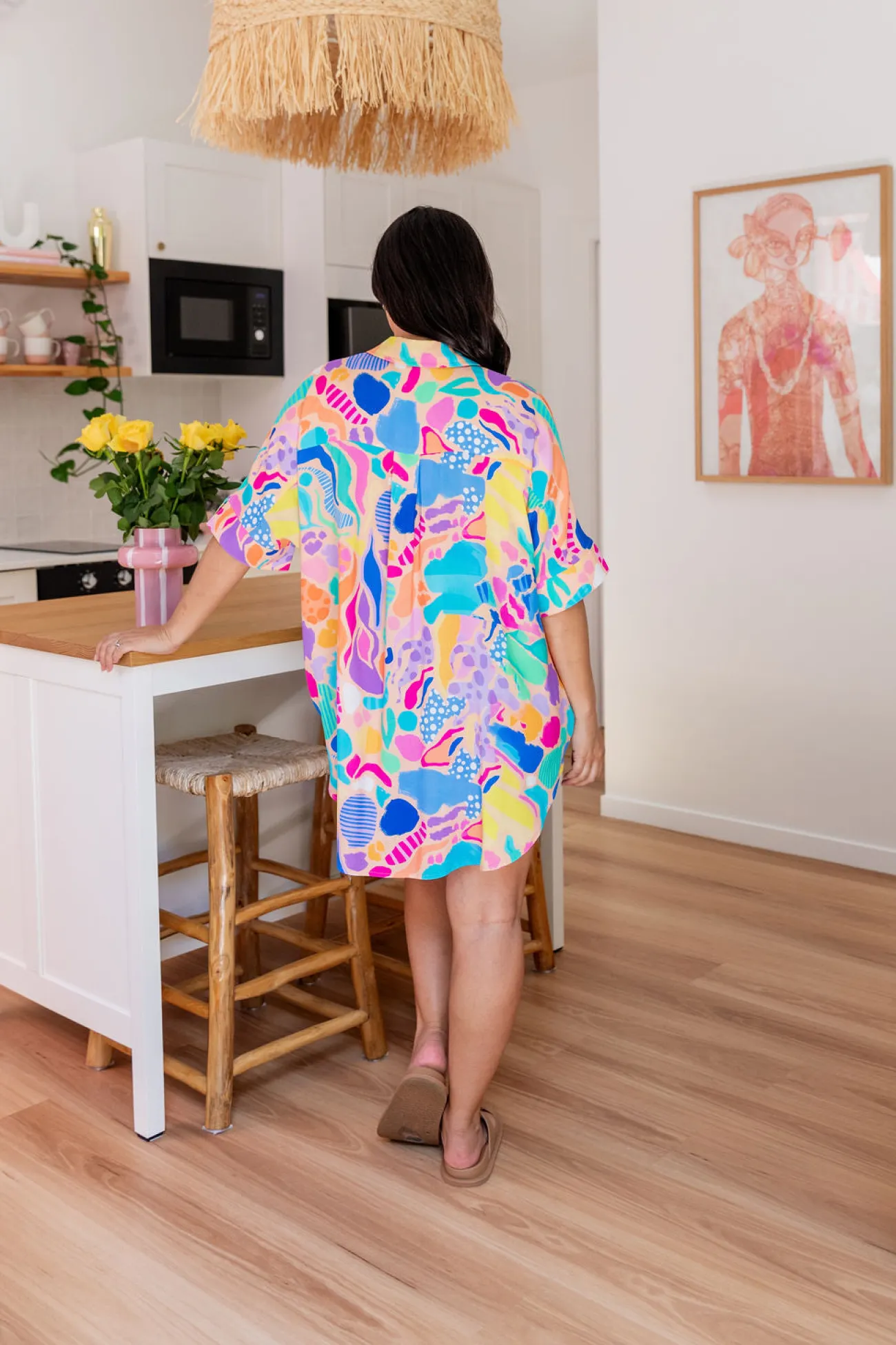 Proud Poppy Clothing Tammin Shirt in Peachy Keen by Kasey Rainbow Clearance