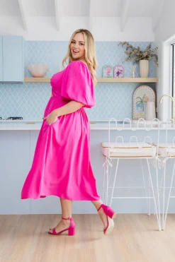 Proud Poppy Clothing Tina Dress in Pink Fashion