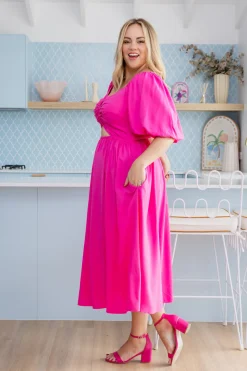 Proud Poppy Clothing Tina Dress in Pink Fashion