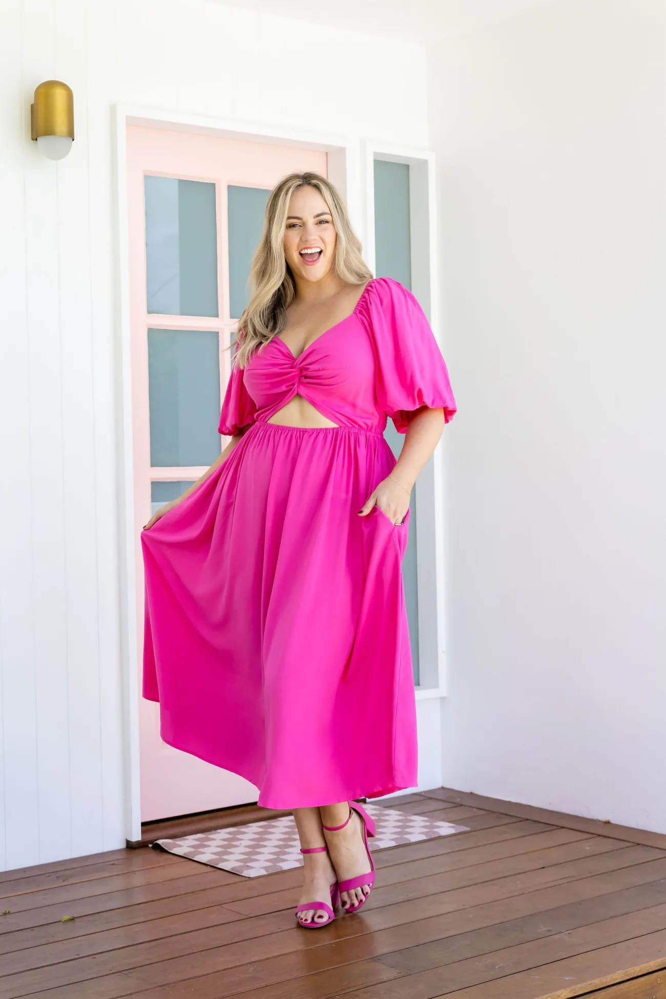 Proud Poppy Clothing Tina Dress in Pink Fashion