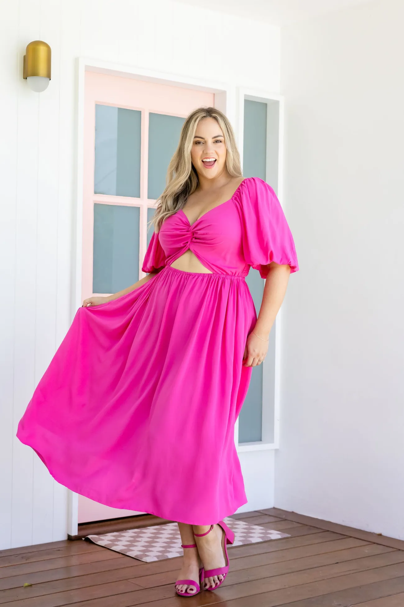 Proud Poppy Clothing Tina Dress in Pink Fashion