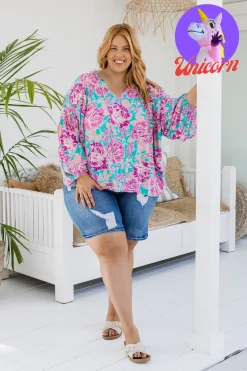 Proud Poppy Clothing *UNICORN* Amira Blouse in Destiny Print DestinyPrint Hot
