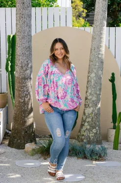 Proud Poppy Clothing *UNICORN* Amira Blouse in Destiny Print DestinyPrint Hot