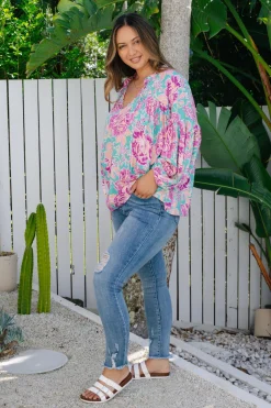 Proud Poppy Clothing *UNICORN* Amira Blouse in Destiny Print DestinyPrint Hot