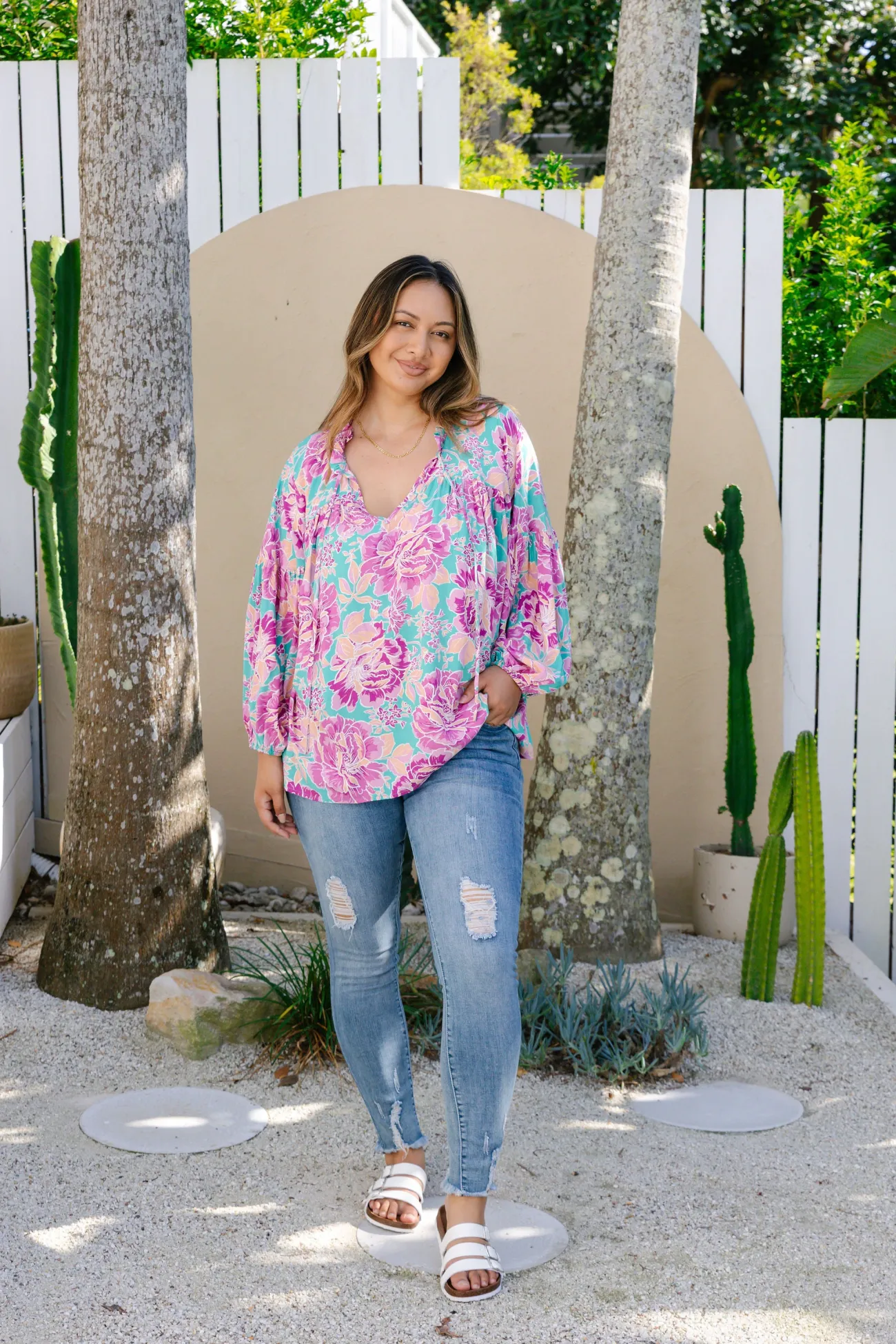 Proud Poppy Clothing *UNICORN* Amira Blouse in Destiny Print DestinyPrint Hot