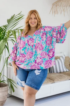Proud Poppy Clothing *UNICORN* Amira Blouse in Destiny Print DestinyPrint Hot