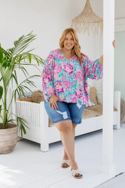 Proud Poppy Clothing *UNICORN* Amira Blouse in Destiny Print DestinyPrint Hot