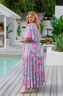 Proud Poppy Clothing *UNICORN* Charlize Maxi Dress in Destiny Print DestinyPrint Sale