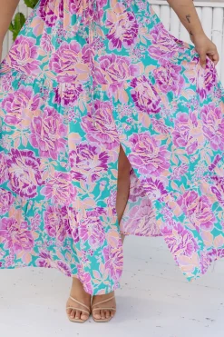Proud Poppy Clothing *UNICORN* Charlize Maxi Dress in Destiny Print DestinyPrint Sale