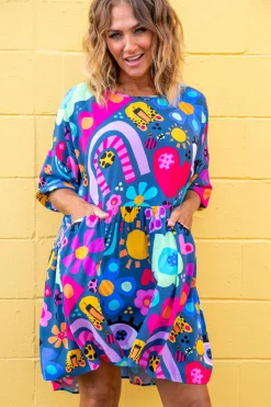 Proud Poppy Clothing *UNICORN* Hazel Dress in My Things by Kasey Rainbow Sale