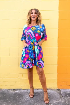 Proud Poppy Clothing *UNICORN* Hazel Dress in My Things by Kasey Rainbow Sale