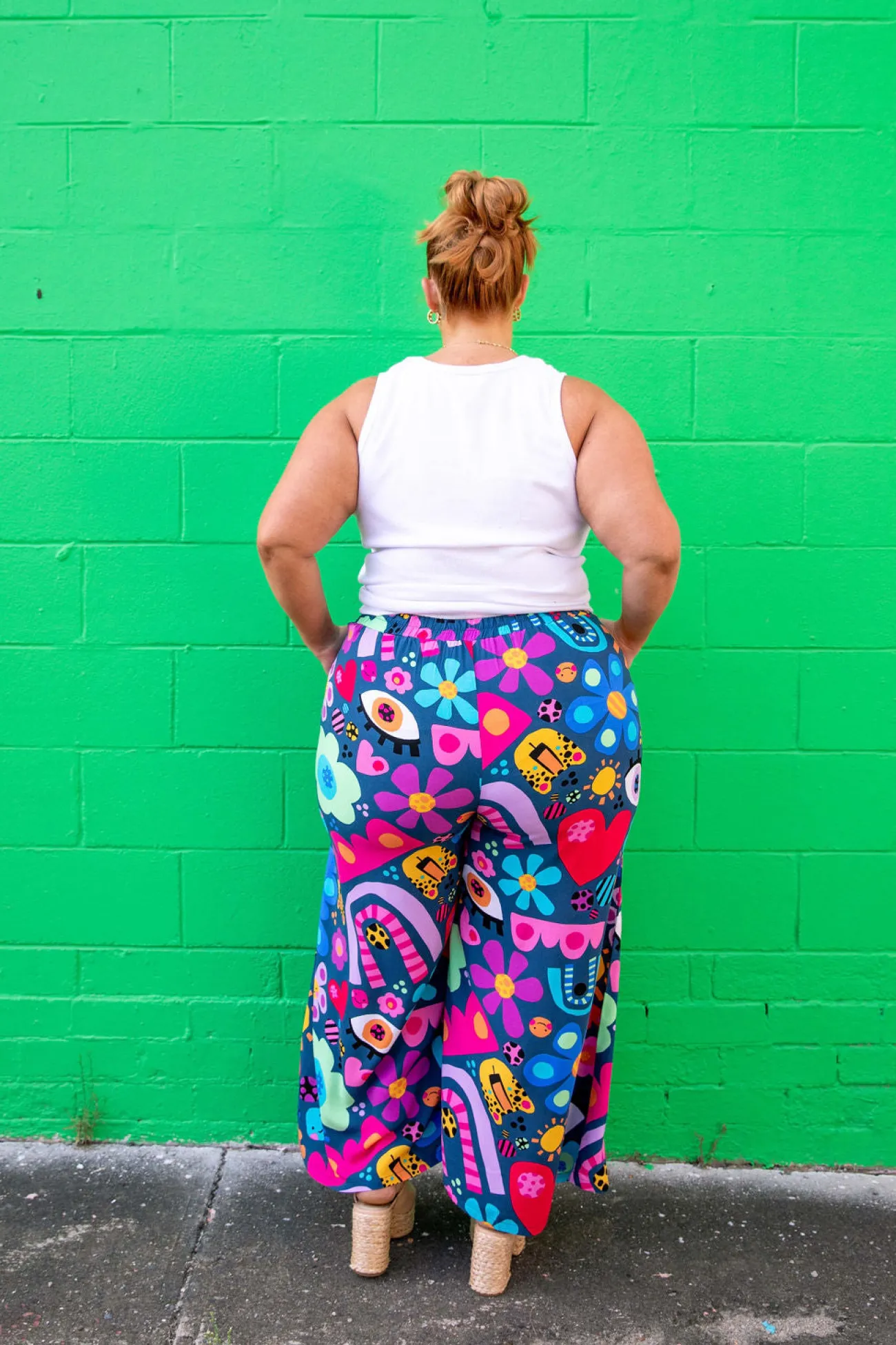 Proud Poppy Clothing *UNICORN* Larsa Pants in My Things by Kasey Rainbow New