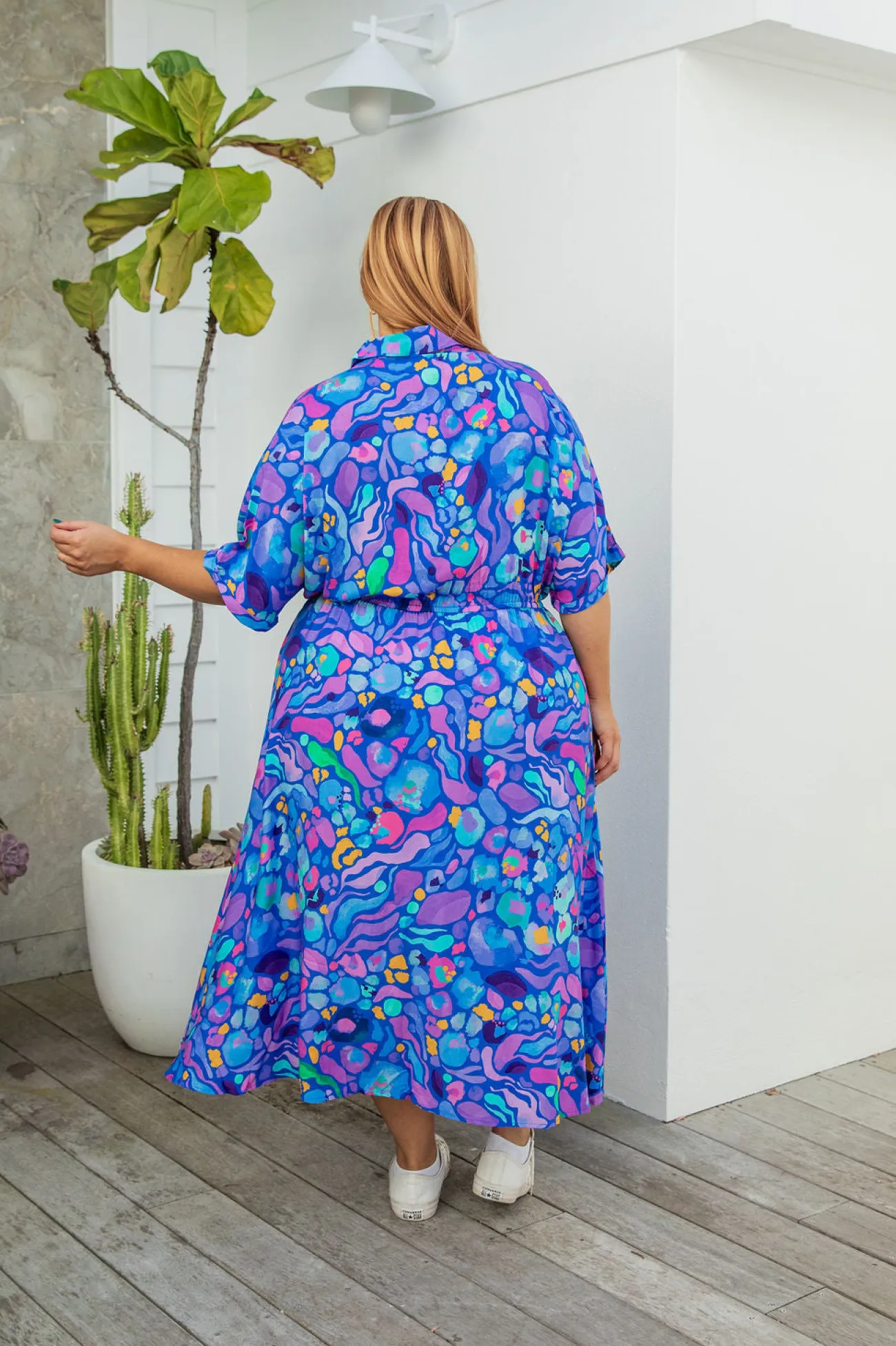 Proud Poppy Clothing *UNICORN* Maddy Dress in Reef by Kasey Rainbow Discount
