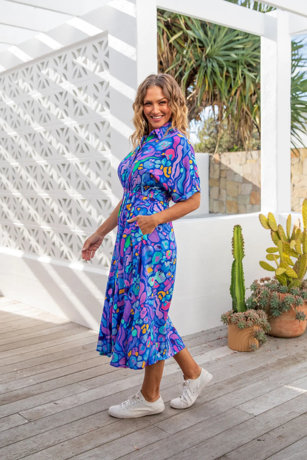 Proud Poppy Clothing *UNICORN* Maddy Dress in Reef by Kasey Rainbow Discount
