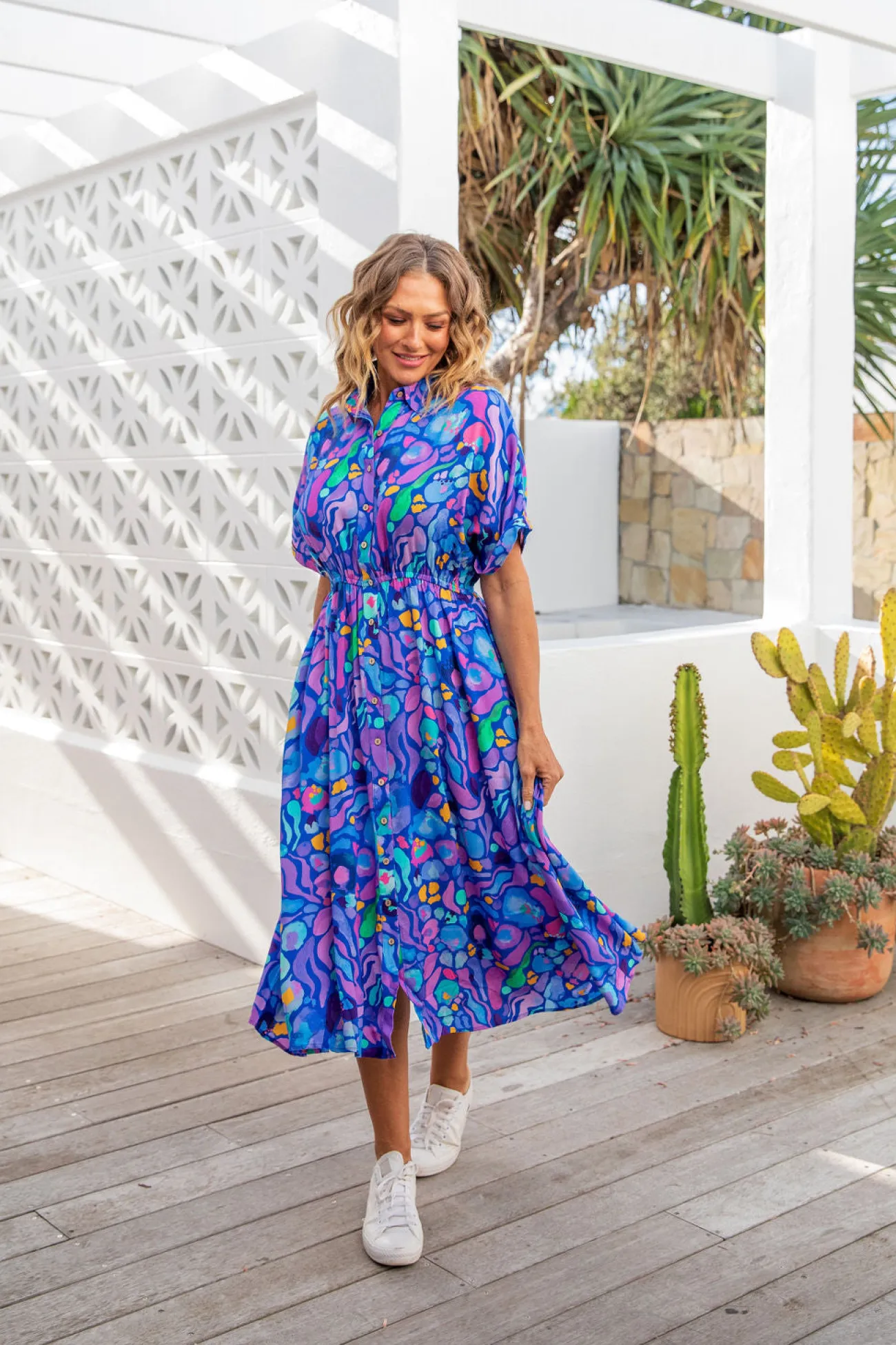 Proud Poppy Clothing *UNICORN* Maddy Dress in Reef by Kasey Rainbow Discount