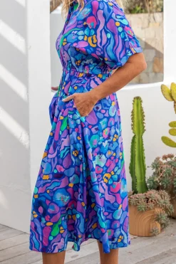 Proud Poppy Clothing *UNICORN* Maddy Dress in Reef by Kasey Rainbow Discount
