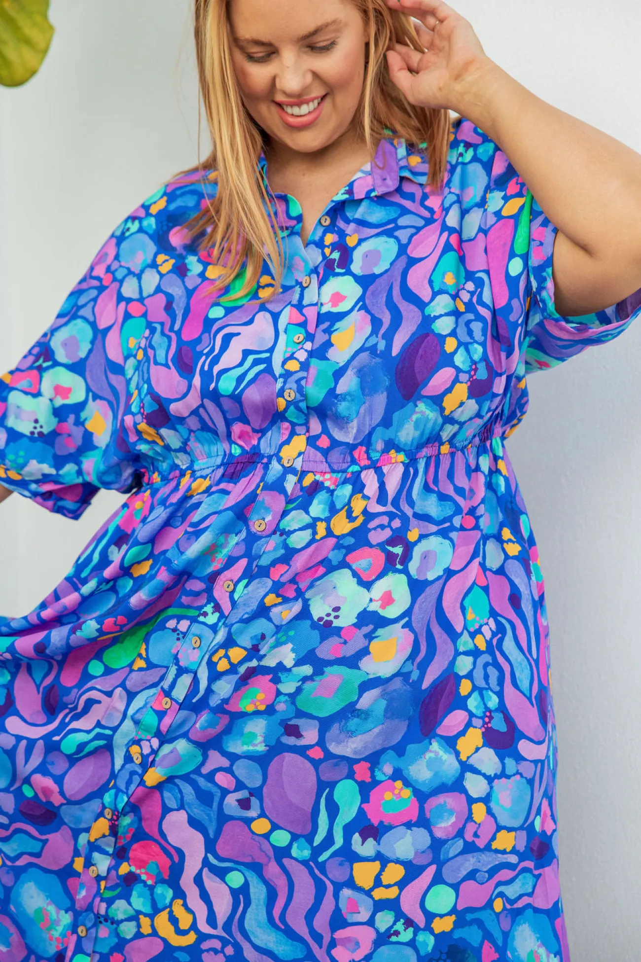 Proud Poppy Clothing *UNICORN* Maddy Dress in Reef by Kasey Rainbow Discount