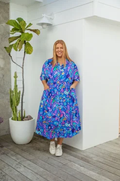 Proud Poppy Clothing *UNICORN* Maddy Dress in Reef by Kasey Rainbow Discount