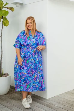 Proud Poppy Clothing *UNICORN* Maddy Dress in Reef by Kasey Rainbow Discount