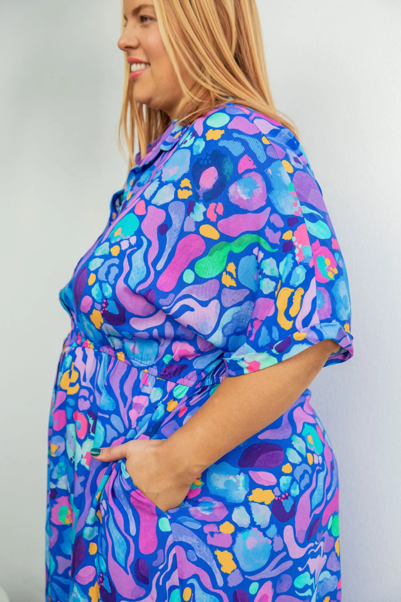 Proud Poppy Clothing *UNICORN* Maddy Dress in Reef by Kasey Rainbow Discount