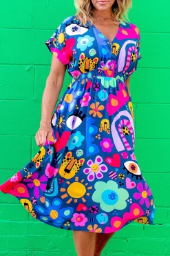 Proud Poppy Clothing *UNICORN* Millie Dress in My Things by Kasey Rainbow Discount