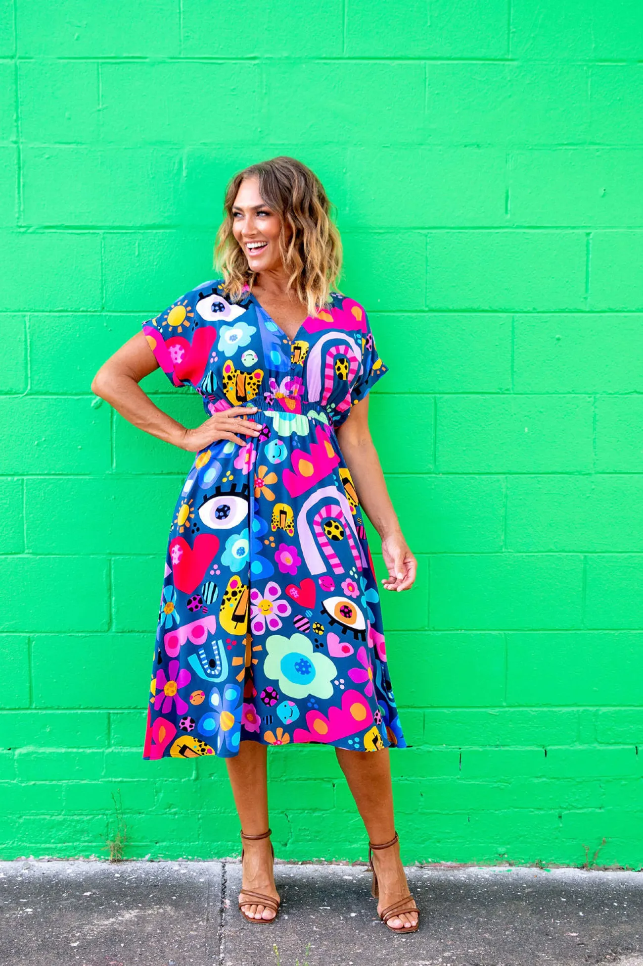 Proud Poppy Clothing *UNICORN* Millie Dress in My Things by Kasey Rainbow Discount
