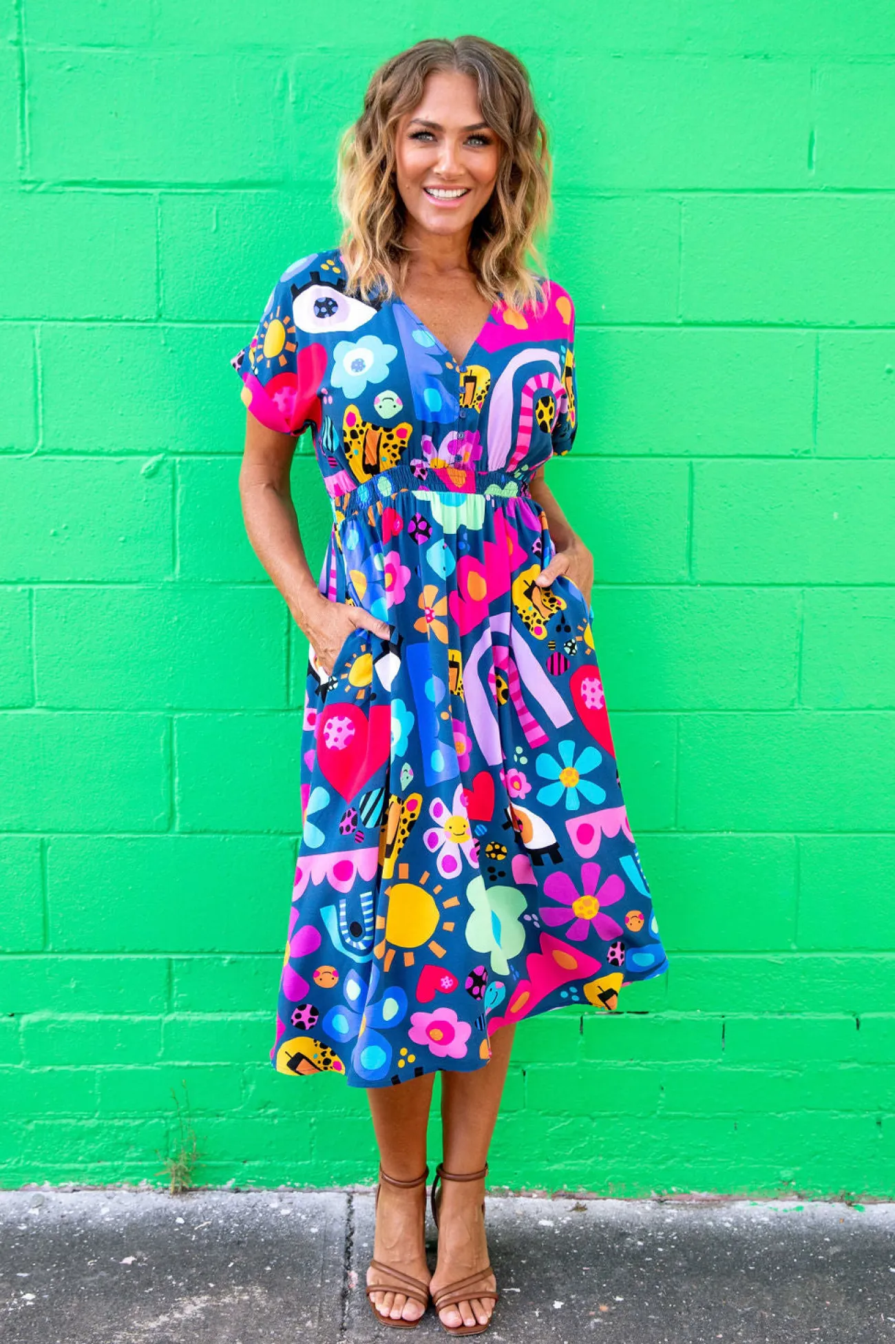 Proud Poppy Clothing *UNICORN* Millie Dress in My Things by Kasey Rainbow Discount