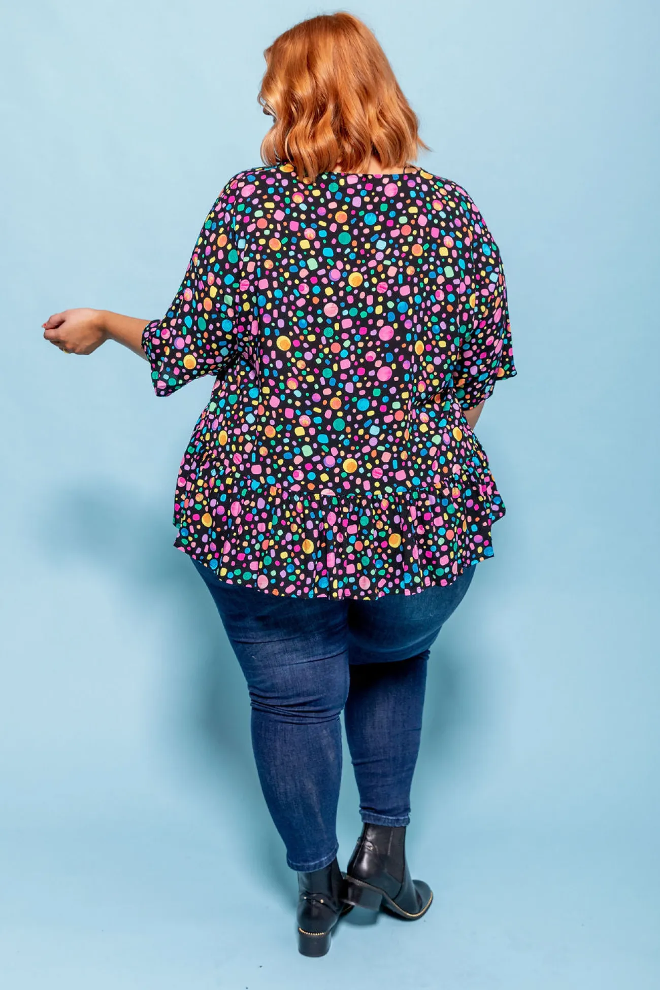 Proud Poppy Clothing *UNICORN* Peak Top in Black Pebble by Kasey Rainbow Best