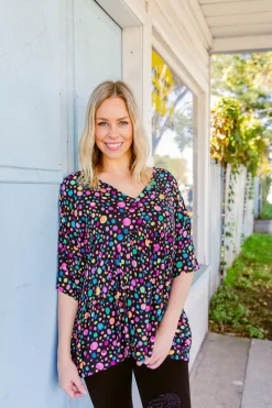 Proud Poppy Clothing *UNICORN* Peak Top in Black Pebble by Kasey Rainbow Best
