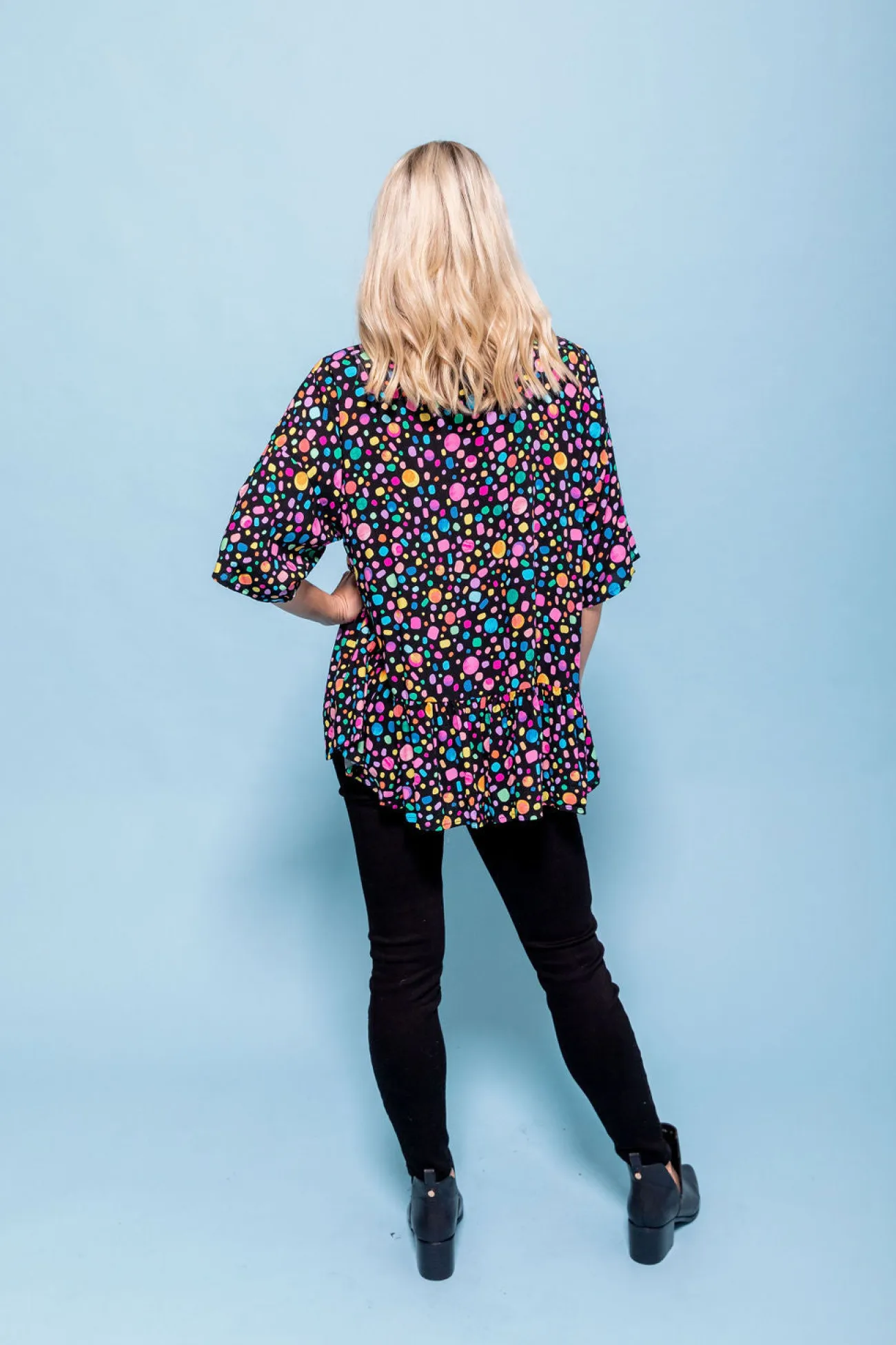 Proud Poppy Clothing *UNICORN* Peak Top in Black Pebble by Kasey Rainbow Best