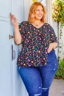 Proud Poppy Clothing *UNICORN* Peak Top in Black Pebble by Kasey Rainbow Best
