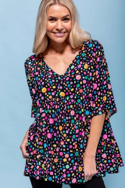 Proud Poppy Clothing *UNICORN* Peak Top in Black Pebble by Kasey Rainbow Best
