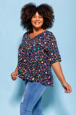 Proud Poppy Clothing *UNICORN* Peak Top in Black Pebble by Kasey Rainbow Best