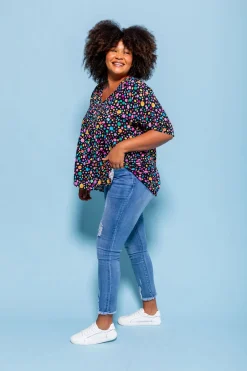 Proud Poppy Clothing *UNICORN* Peak Top in Black Pebble by Kasey Rainbow Best