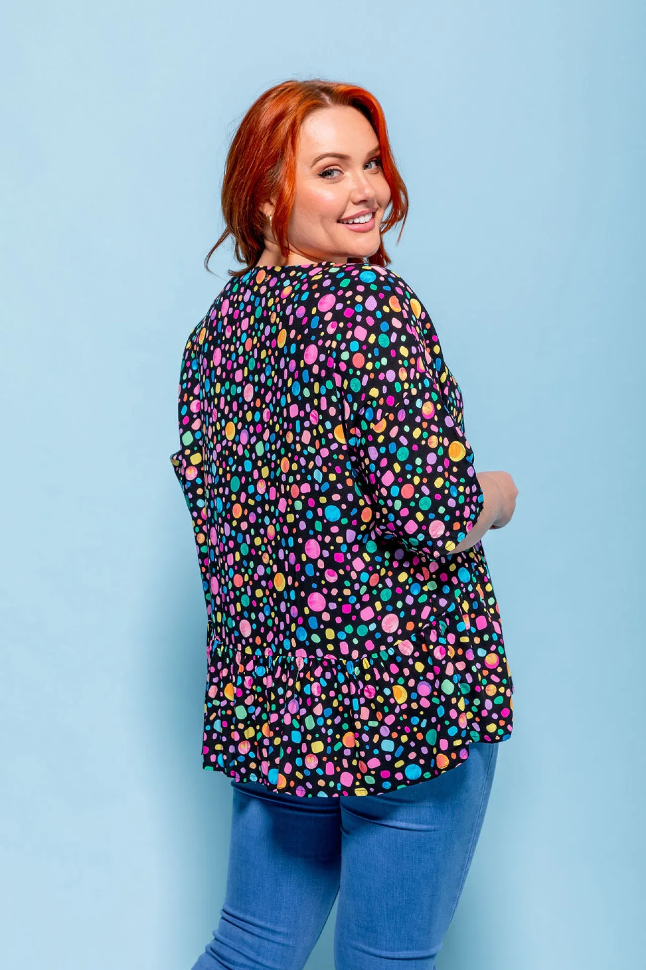 Proud Poppy Clothing *UNICORN* Peak Top in Black Pebble by Kasey Rainbow Best