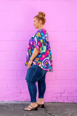Proud Poppy Clothing *UNICORN* Tilly Top in Kasey Rainbow My Things by Kasey Rainbow Discount