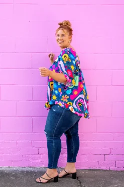 Proud Poppy Clothing *UNICORN* Tilly Top in Kasey Rainbow My Things by Kasey Rainbow Discount
