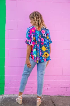 Proud Poppy Clothing *UNICORN* Tilly Top in Kasey Rainbow My Things by Kasey Rainbow Discount