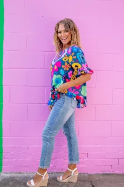 Proud Poppy Clothing *UNICORN* Tilly Top in Kasey Rainbow My Things by Kasey Rainbow Discount