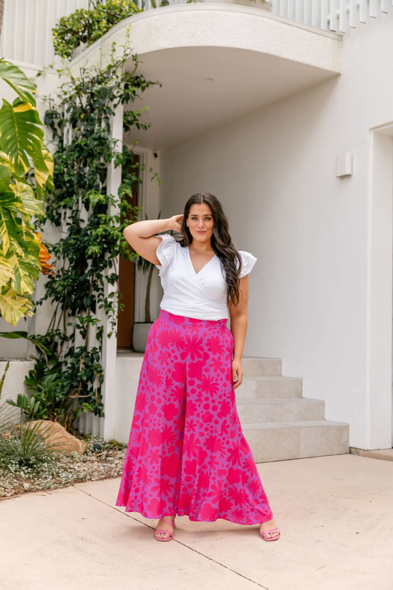 Proud Poppy Clothing Zelda Pants in Summer Floral by Kasey Rainbow Discount